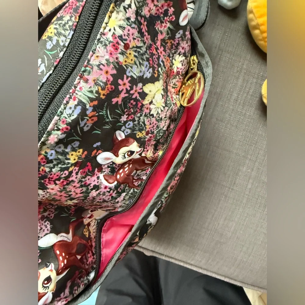 LeSportsac DISNEY Bambi print floral shoulder and crossbody bag - Picture 7 of 11